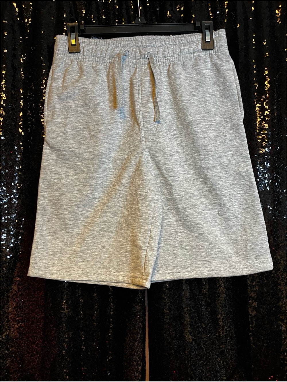 Boys 14/16 Gray Athletic Drawstring Shorts